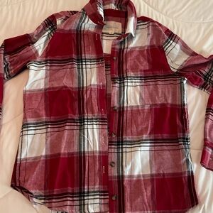 Red Plaid woman’s Shirt